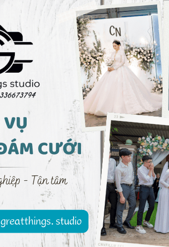 Lưu giữ mọi khoảng khắc cùng dịch vụ chụp ảnh đám cưới Great Things Studio